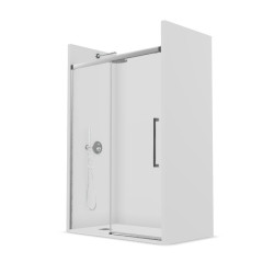 MAMPARA 1160x2000 PLATA A/BRILLO F+C DCHA