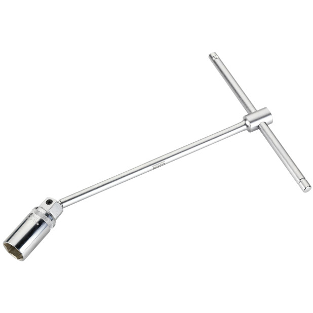 LLAVE BUJIA C/MANGO T21MM