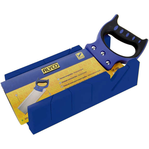 PACK CAJA INGLETEAR+SERRUCHO 300MM
