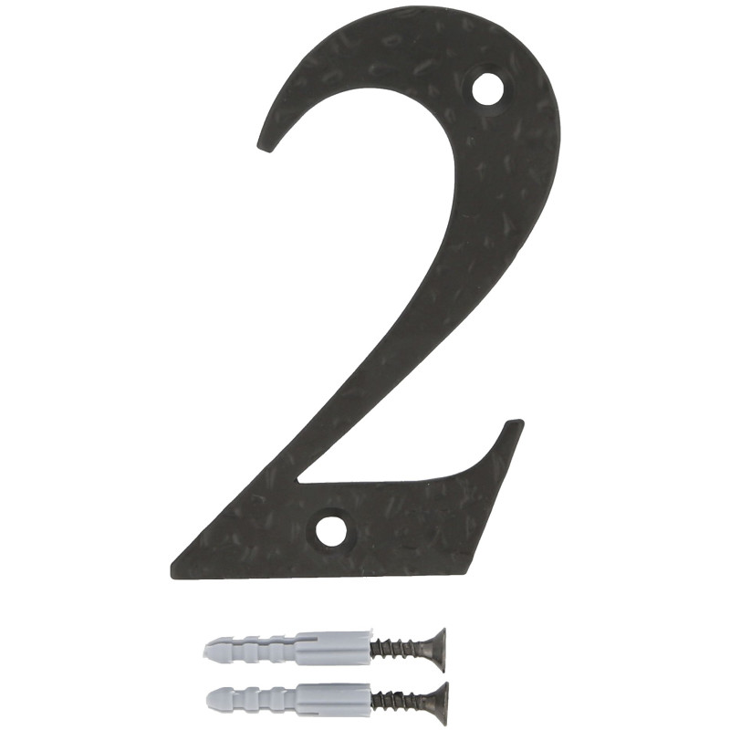 NUMERO AMIG Nº2 ACERO NEGRO
