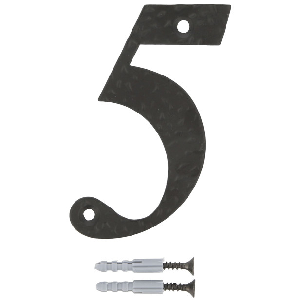 NUMERO AMIG Nº5 ACERO NEGRO