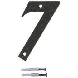 NUMERO AMIG Nº7 ACERO NEGRO