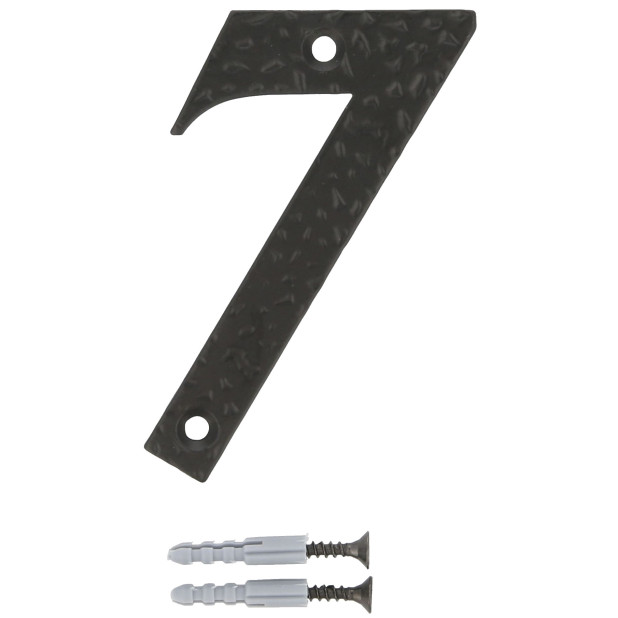 NUMERO AMIG Nº7 ACERO NEGRO