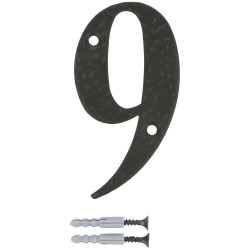 NUMERO AMIG Nº9 ACERO NEGRO