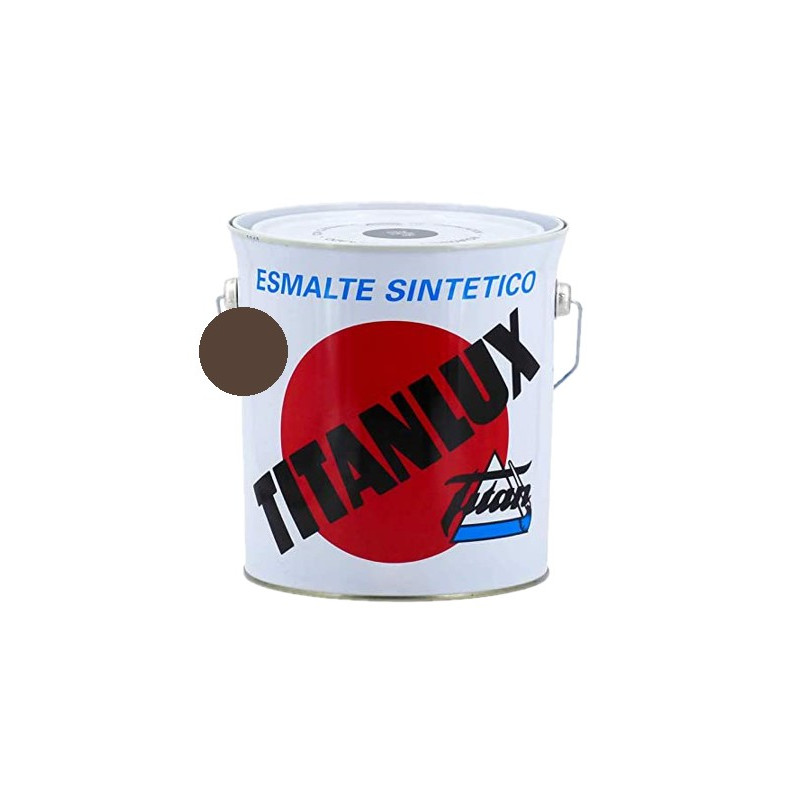 TITANLUX ESMALTE SINTETICO MARRON 4L DESCATALOGADO