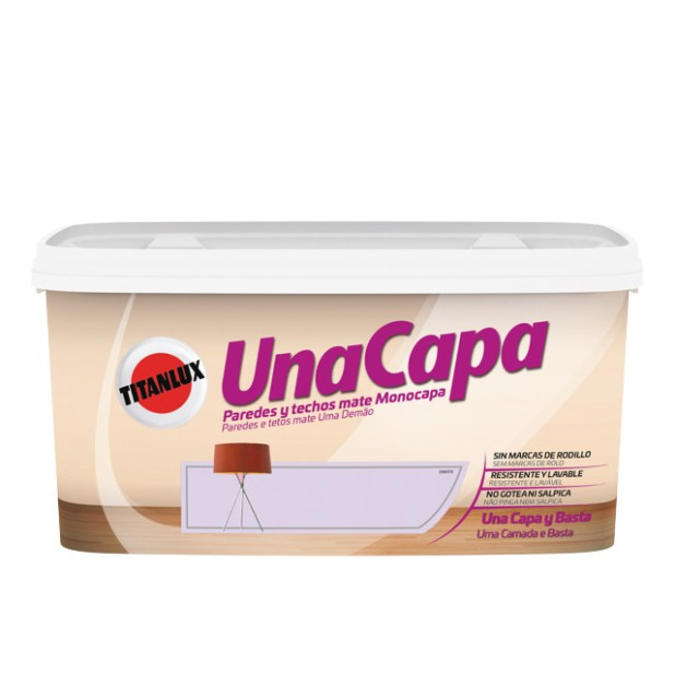TITAN UNA CAPA 5LTS. BLANCO