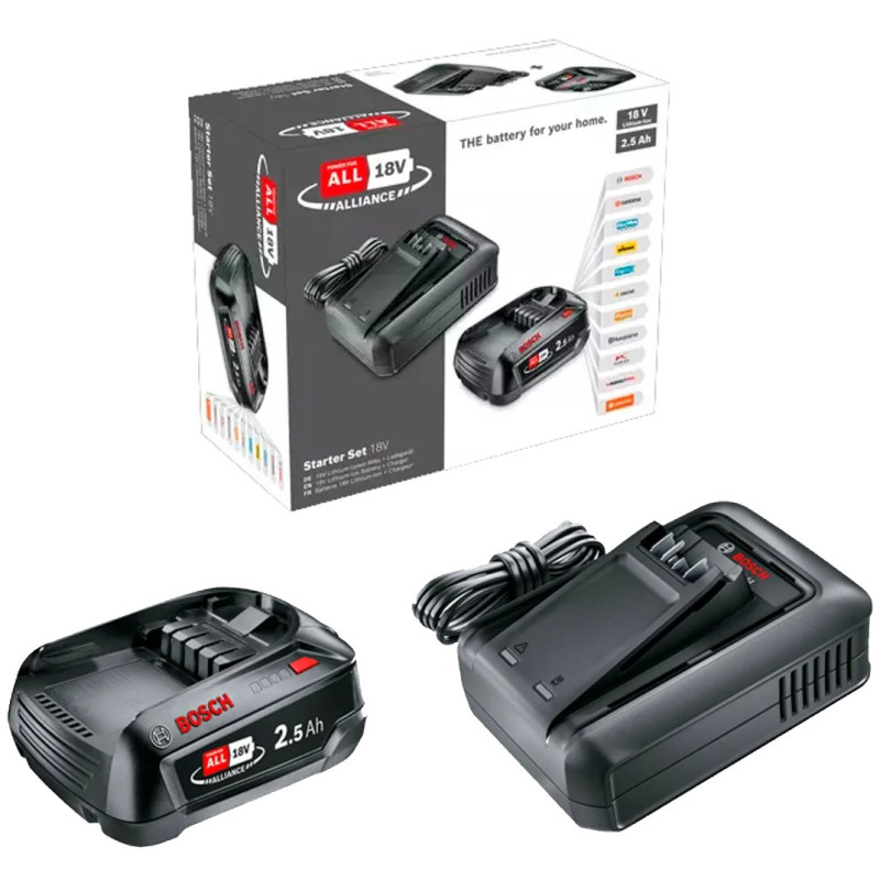 KIT BATERIA BOSCH STARTER-SET 18V