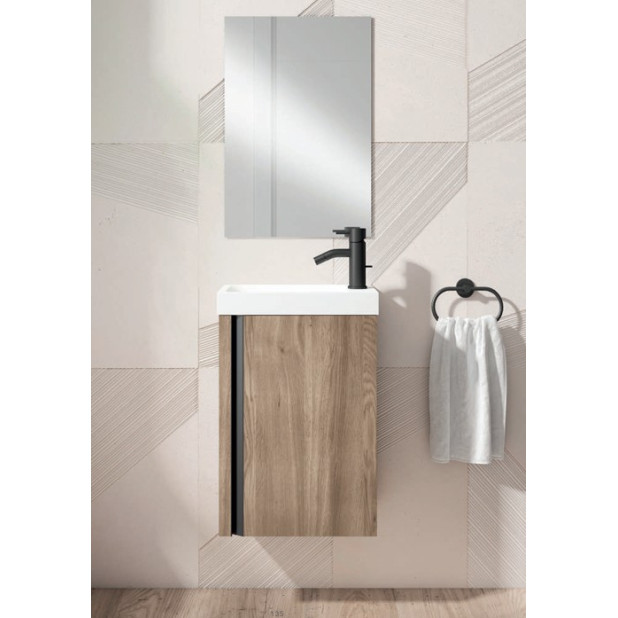 SET LAGOS 40 1 PUERTA NIAGARA TIRADOR NEGRO