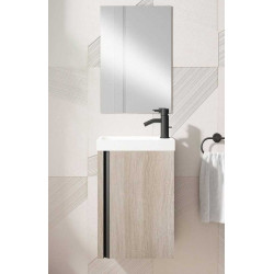 SET LAGOS 40 1 PUERTA CRUDO TIRADOR NEGRO