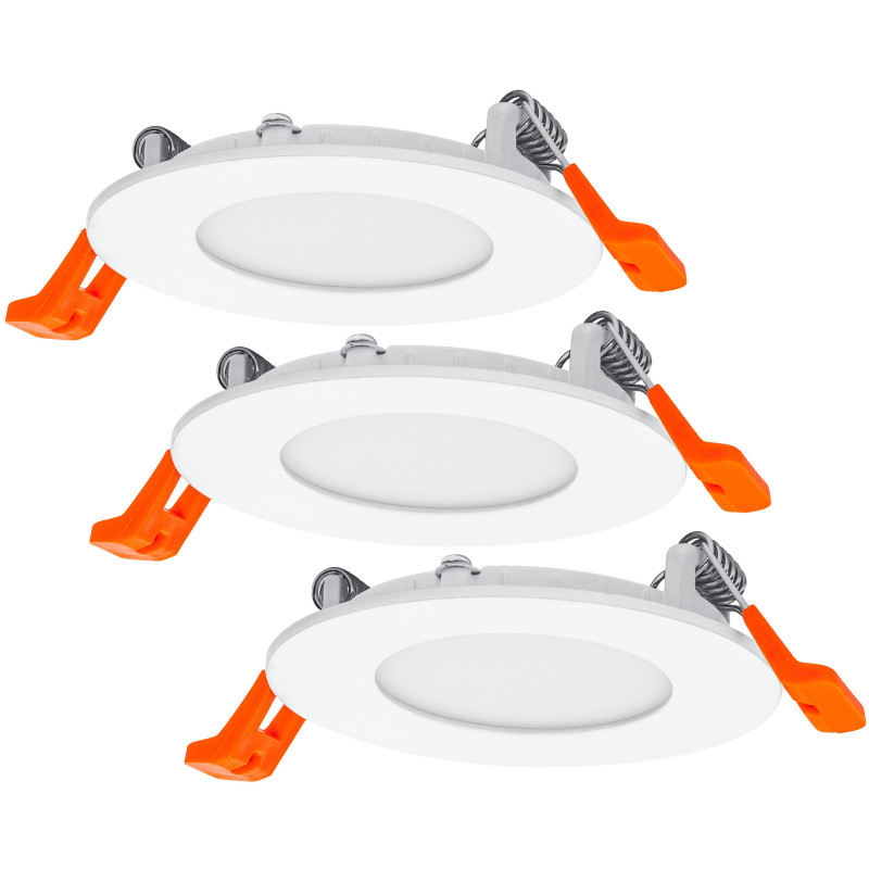 SET DOWNLIGHT SLIM 85mm 4.5W 480LM 3000K (3und)