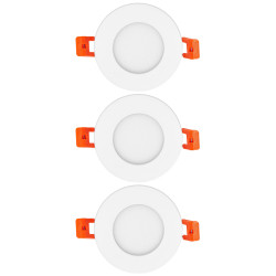 SET DOWNLIGHT SLIM 85mm 4.5W 480LM 3000K (3und)