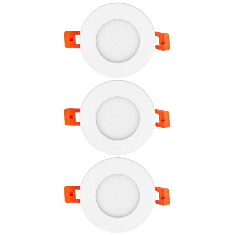 SET DOWNLIGHT SLIM 85mm 4.5W 480LM 3000K (3und)