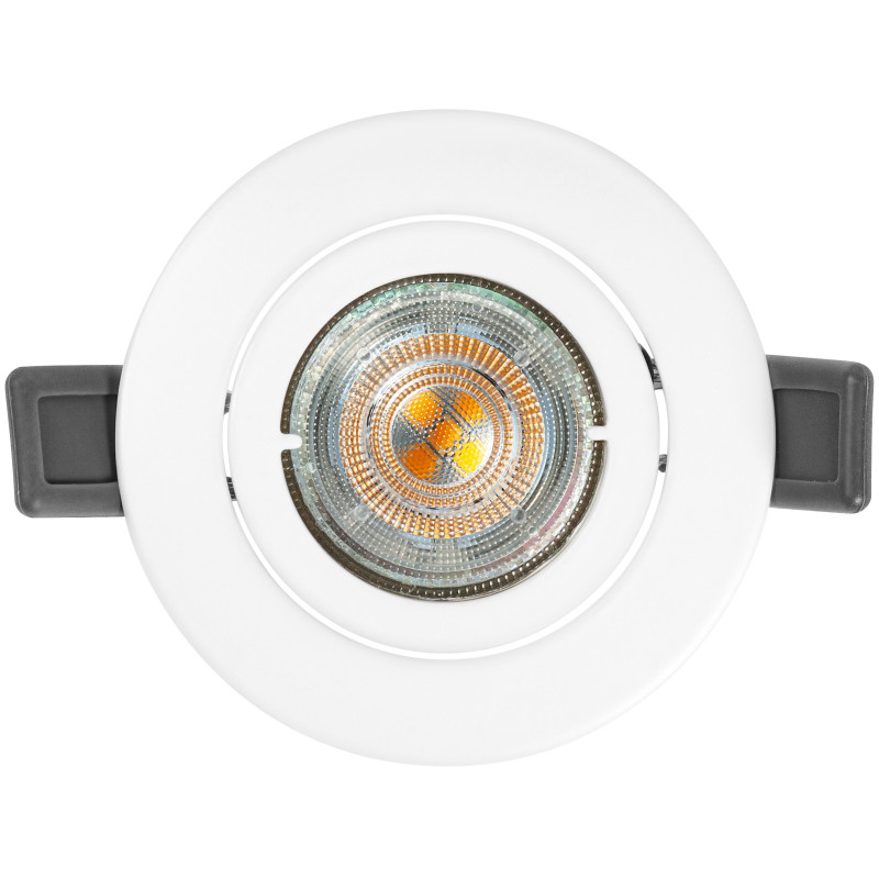 SPOTLIGHT RECESS SET 4.3W 350LM 2700K GU10 BLANCO