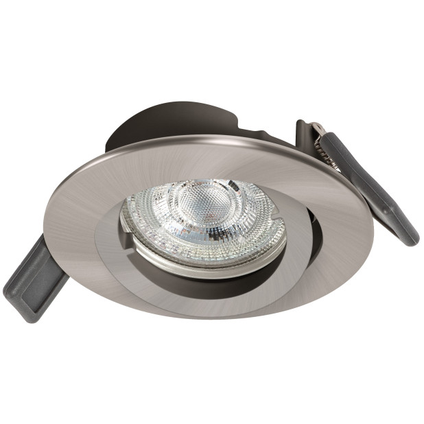 SPOTLIGHT RECESS SET 4.3W 345LM 2700K GU10 NIQUEL