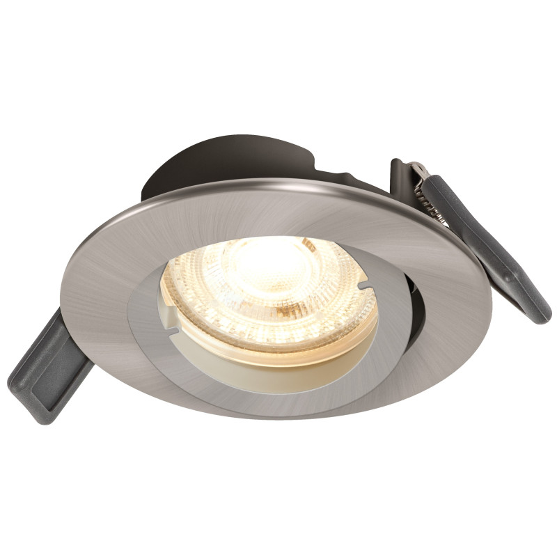 SPOTLIGHT RECESS SET 4.3W 345LM 2700K GU10 NIQUEL