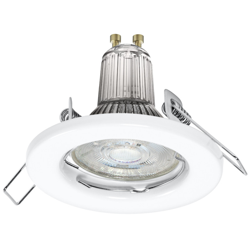 SPOTLIGHT RECESS SET 2.6W 230LM 2700K GU10 BLANCO (3und)
