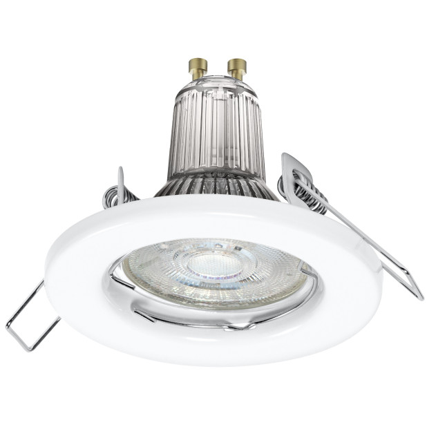 SPOTLIGHT RECESS SET 2.6W 230LM 2700K GU10 BLANCO (3und)