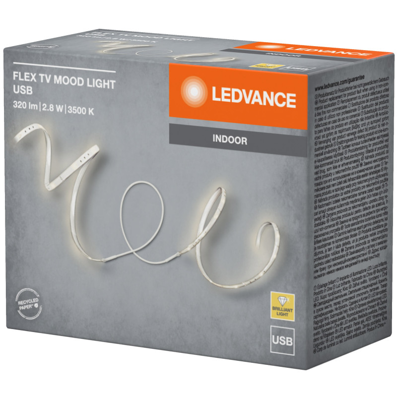 FLEX TV MOOD LIGHT USB 2.8W 320LM 3500K