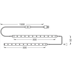 FLEX TV MOOD LIGHT USB 2.8W 320LM 3500K