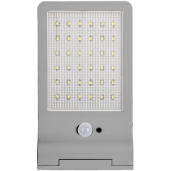 FOCO DOORLED SOLAR 3W 320LM 4000K PLATA
