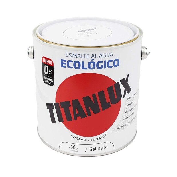 TITANLUX AGUA 4LTS. ECO SATINADO BLANCO