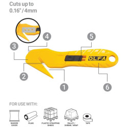 CUTTER SEGURIDAD CUCHILLA OCULTA