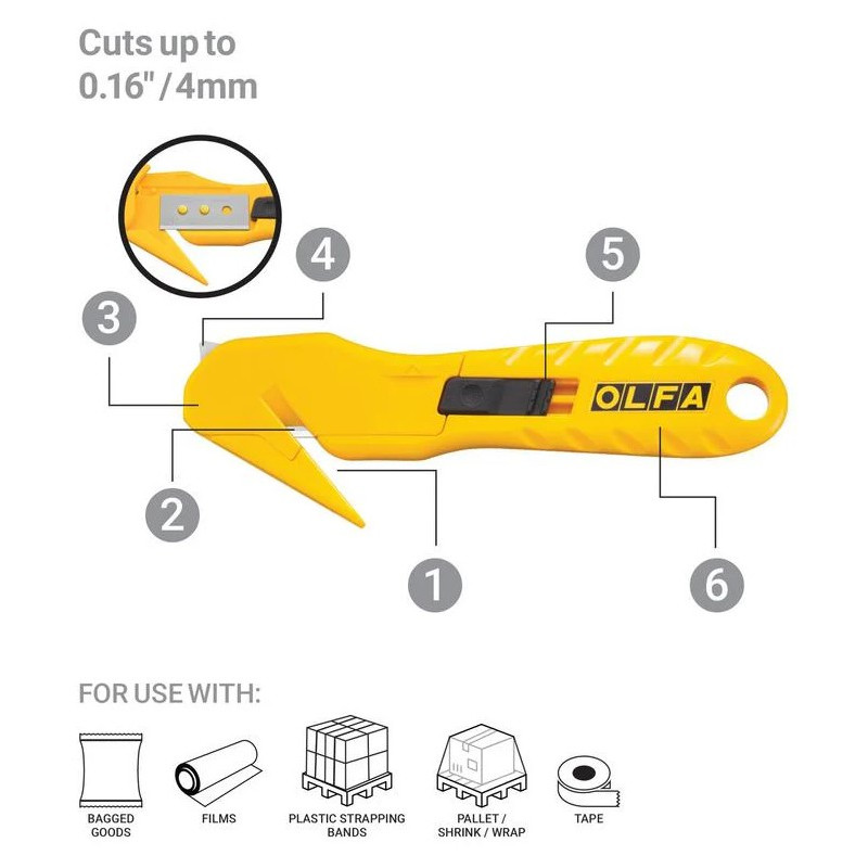 CUTTER SEGURIDAD CUCHILLA OCULTA