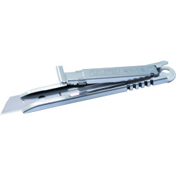 CUTTER SEGURIDAD CUCHILLA SEMI AUTOMATICA ACERO INOX