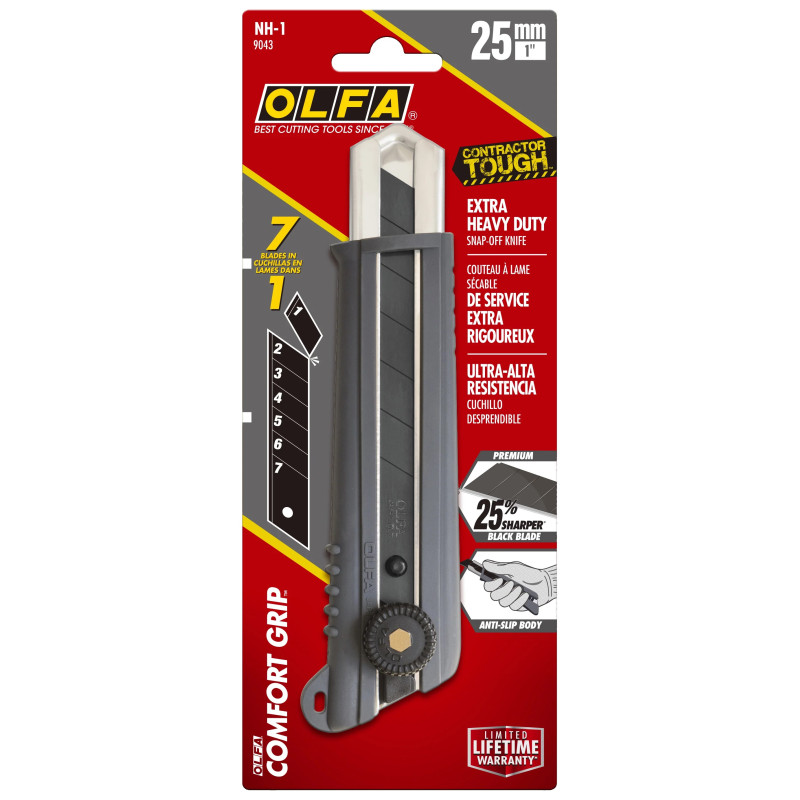 CUTTER BLOQUEO MANUAL CUCHILLA 25MM
