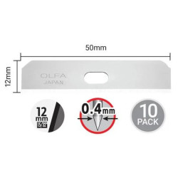 CUCHILLA TRAPEZOIDAL 50x12,5MM (10und)