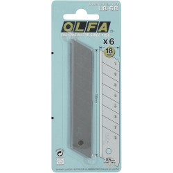 CUCHILLA TROCEABLE 100x18MM PLATEADA (6und)