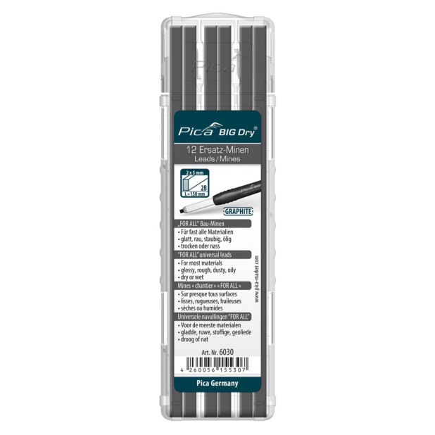 ESTUCHE MINAS GRAFITO FOR ALL (12Und)