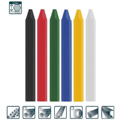 MARCADOR INDUSTRIAL CRAYON ECO AMARILLO (12Und)