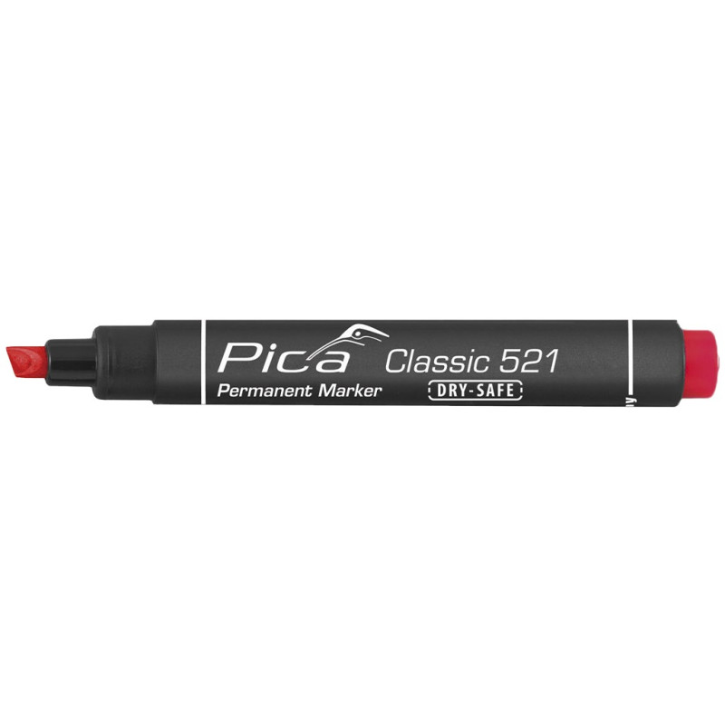 MARCADOR PERMANENTE PINCEL ROJO