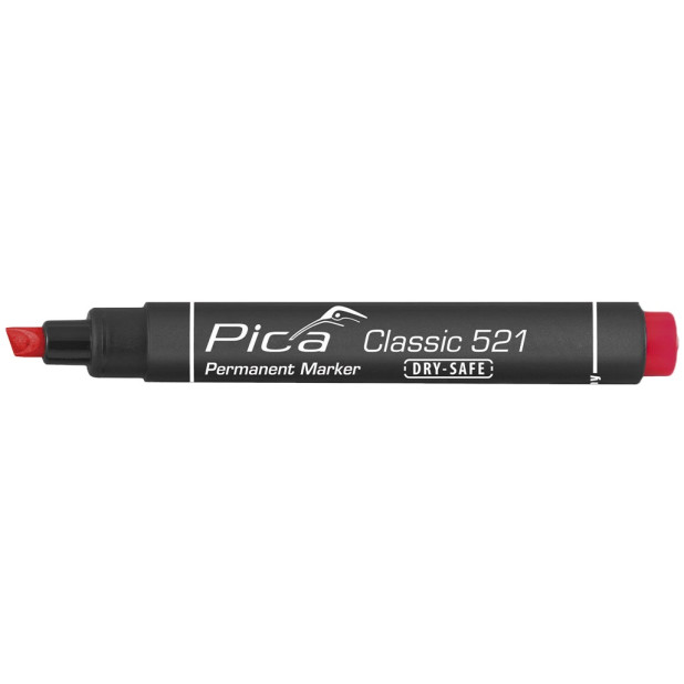 MARCADOR PERMANENTE PINCEL ROJO