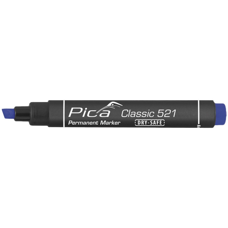 MARCADOR PERMANENTE PINCEL AZUL