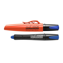 MARCADOR INDUSTRIAL VISOR AZUL