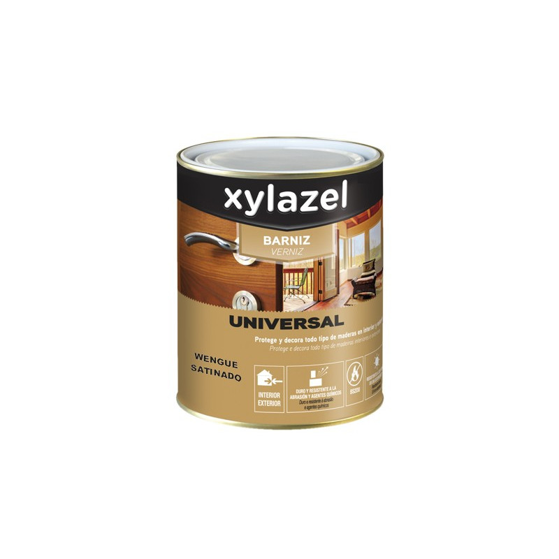 BARNIZ UNIVERSAL SATIN.WENGUE XYLAZEL 750M L (DESCAT.)