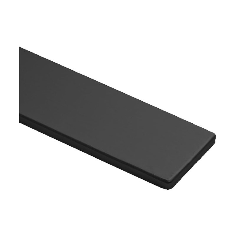 TAPA ENCIMERA RECTA 38,50MM. NEGRO