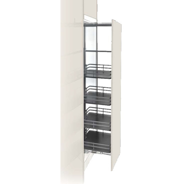 COLUMNA EXTR.OVAL 1550-1870 MM.MOD.60 CROMO BRILLO F19085-CB+F19080/85-CB+F19069