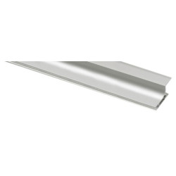 PERFIL SIST. HORIZ. CHEF "S" PLATA MATE(3,95M)19MM