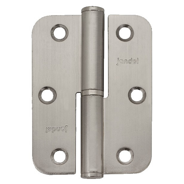 BISAGRA INOX CANTO REDONDO 90x65x25 DCHA