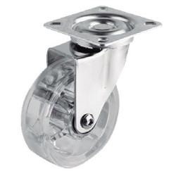 RUEDA EMMA II 50MM PLACA 46x46 S/FRENO 50KG