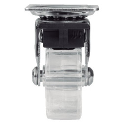 RUEDA EMMA II 75MM PLACA 60x60 C/FRENO 75KG