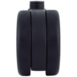 RUEDA KOO NEGRO 65MM PLACA 10x415 S/FRENO 60KG