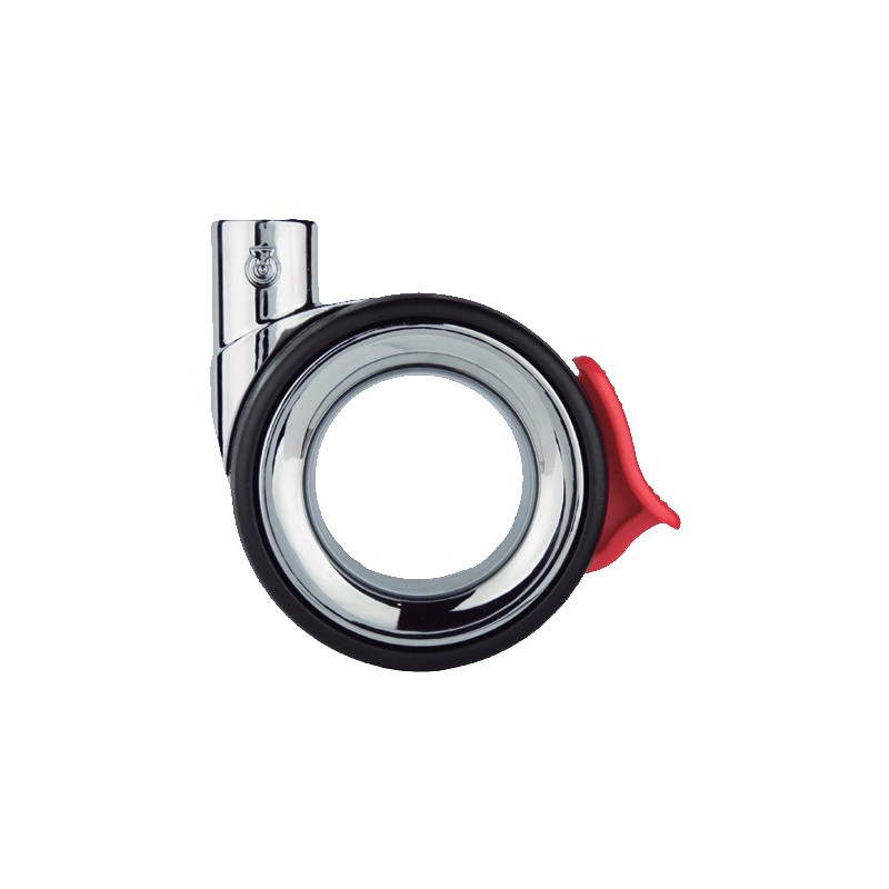 RUEDA KOO EVO 75MM PLACA 47x47 C/FRENO ZAMAK 85KG