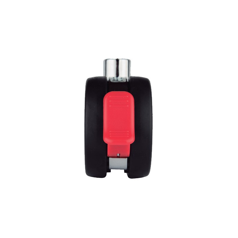 RUEDA KOO EVO 75MM PLACA 47x47 C/FRENO ZAMAK 85KG