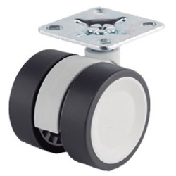 RUEDA FROG 50MM PLACA 47x47 S/FRENO 60KG