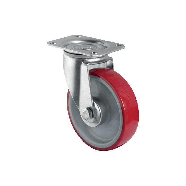 RUEDA BASIC N2U6 R1W 100 PLACA GIRATORIA