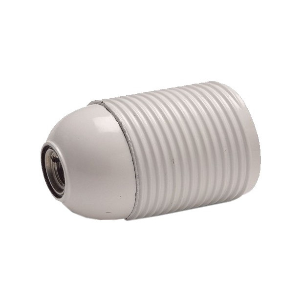 PORTALAMPARAS ROSCADO A4 E-27 BLANCO
